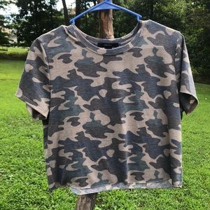Camo crop top!